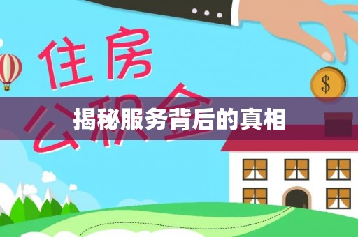 芦淞揭秘服务背后的真相