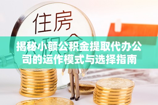 芦淞揭秘小额公积金提取代办公司的运作模式与选择指南
