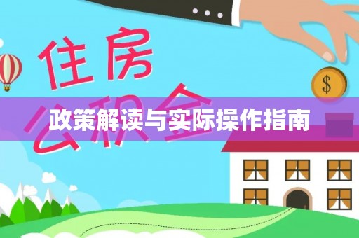 芦淞政策解读与实际操作指南