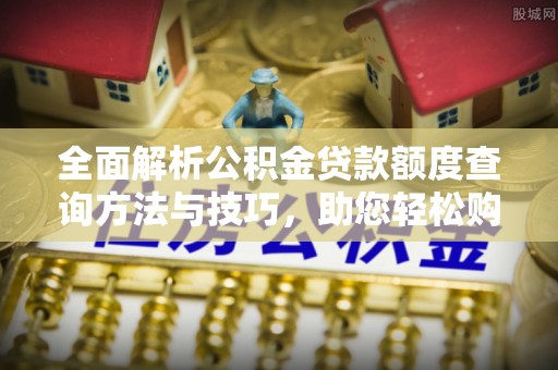 芦淞全面解析公积金贷款额度查询方法与技巧，助您轻松购房