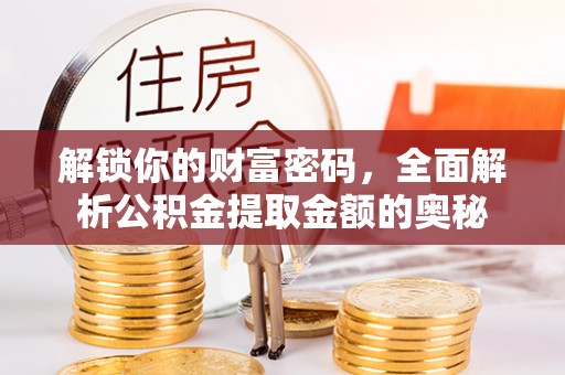 芦淞解锁你的财富密码，全面解析公积金提取金额的奥秘