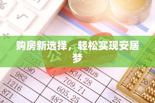 芦淞购房新选择，轻松实现安居梦