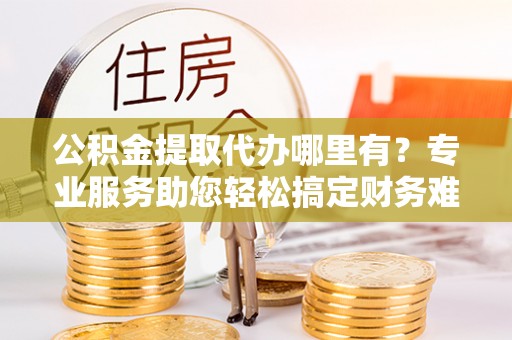 芦淞公积金提取代办哪里有？专业服务助您轻松搞定财务难题