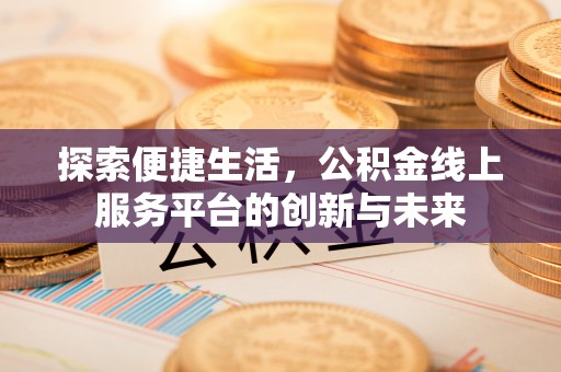 芦淞探索便捷生活，公积金线上服务平台的创新与未来