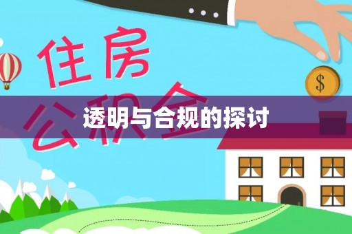 芦淞透明与合规的探讨