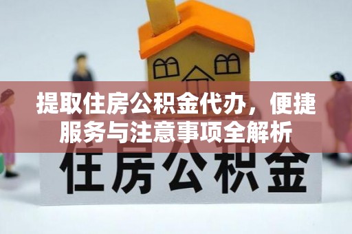 芦淞提取住房公积金代办，便捷服务与注意事项全解析