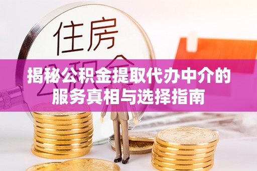 芦淞揭秘公积金提取代办中介的服务真相与选择指南