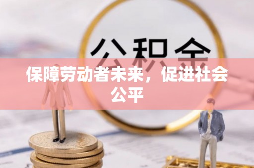 芦淞保障劳动者未来，促进社会公平