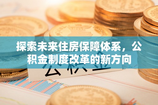 芦淞探索未来住房保障体系，公积金制度改革的新方向