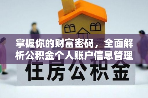 芦淞掌握你的财富密码，全面解析公积金个人账户信息管理
