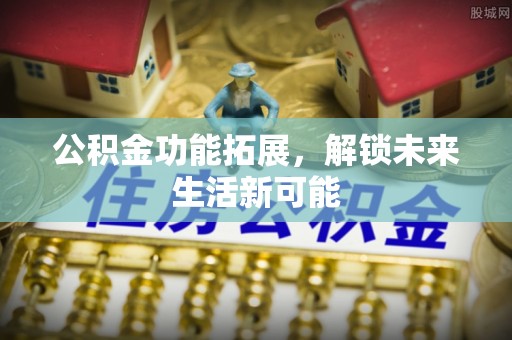 芦淞公积金功能拓展，解锁未来生活新可能