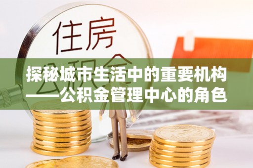 芦淞探秘城市生活中的重要机构——公积金管理中心的角色与意义