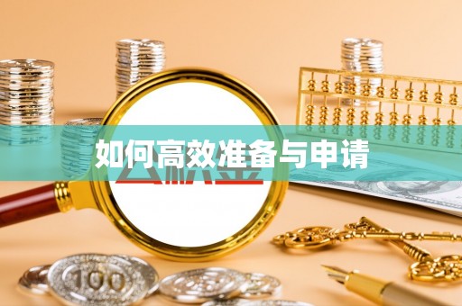 芦淞如何高效准备与申请