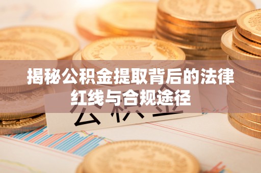 芦淞揭秘公积金提取背后的法律红线与合规途径