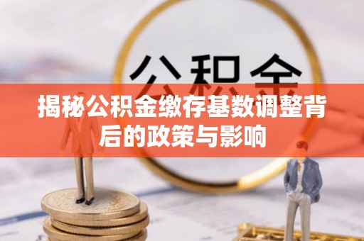 芦淞揭秘公积金缴存基数调整背后的政策与影响