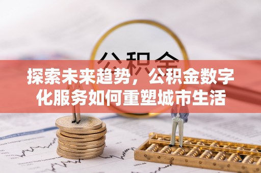 芦淞探索未来趋势，公积金数字化服务如何重塑城市生活