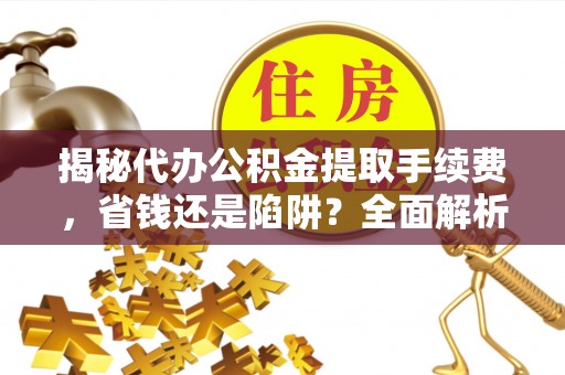 芦淞揭秘代办公积金提取手续费，省钱还是陷阱？全面解析与避坑指南