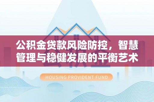 芦淞公积金贷款风险防控，智慧管理与稳健发展的平衡艺术