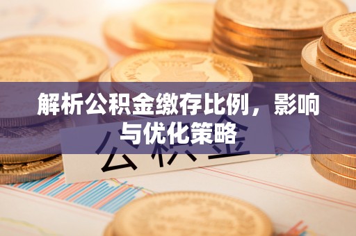 芦淞解析公积金缴存比例，影响与优化策略
