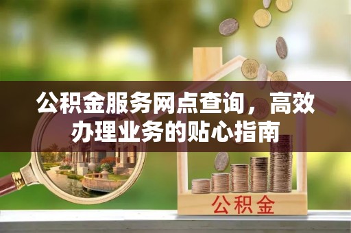 芦淞公积金服务网点查询，高效办理业务的贴心指南