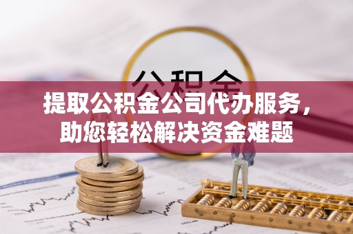 芦淞提取公积金公司代办服务，助您轻松解决资金难题