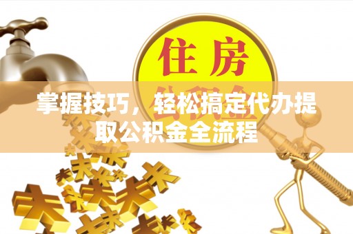 芦淞掌握技巧，轻松搞定代办提取公积金全流程