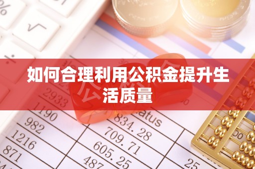 芦淞如何合理利用公积金提升生活质量