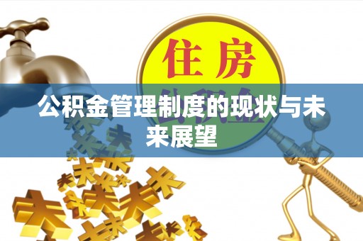 芦淞公积金管理制度的现状与未来展望