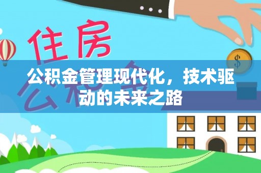 芦淞公积金管理现代化，技术驱动的未来之路